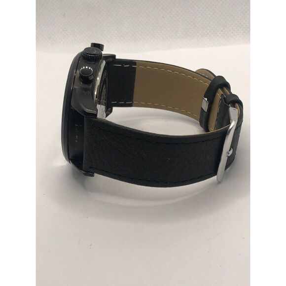 Vince Camuto Unisex Black Leather Digital Blue Dial Quartz Genuine Watch OP200 - Picture 8 of 9